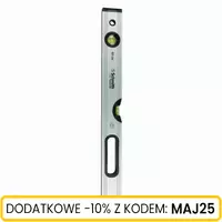Poziomica anodowana z magnesem 60 cm, Długość: 60 Schmith