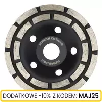 Tarcza diamentowa do szlifowania 125x22,23mm Double Schmith