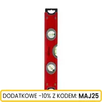 Poziomica aluminiowa z okienkiem 40 cm, Długość: 40 Schmith