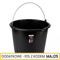Wiadro budowlane z lejkiem 20l, Pojemność: 20 Schmith