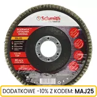 Ściernica listkowa-125/40, Gradacja: P40 Schmith