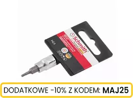 Klucz nasadowy 1/4" z bitem imbusowym 37 mm 3 mm
