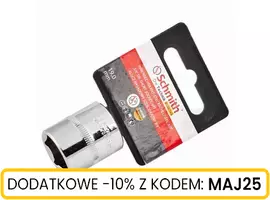 Klucz nasadowy sześciokątny 3/8" 19 mm