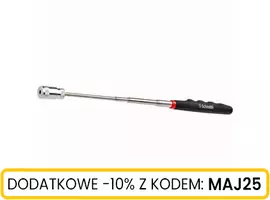 Chwytak magnetyczny teleskopowy LED 81cm