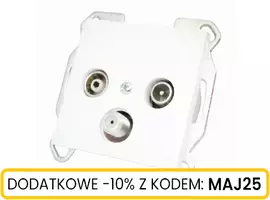 Gniazdo abonenckie RTV satelitarne 3dB