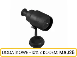 Gniazdo przenośne 2p+Z 16A 250V IP44 czarne