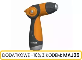 Pistolet zraszający regulowany kciukiem