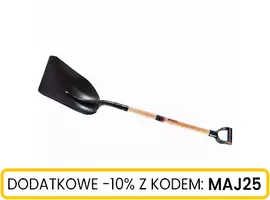 Łopata węglowa z drewnianym trzonkiem