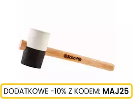 Młotek gumowy z drewnianym trzonkiem 910 g