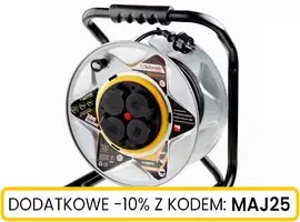 Przedłużacz bębnowy o długości 50m 3x2,5mm Heavy Duty