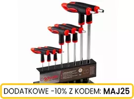 Komplet kluczy imbusowych TYP T 8 szt