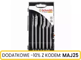 Komplet wierteł do drewna 10-13-16-19-22-25 mm