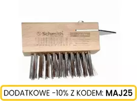 Szczotka do bruku ze skrobakiem nieoprawna