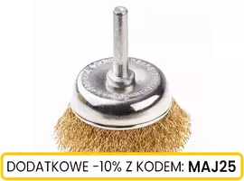 Szczotka doczołowa z trzpieniem fi 6 drut FAL 60 m