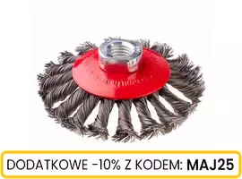 Szczotka tarczowa z nakrętką M14 drut SKR 100