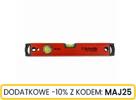 Poziomnica z zaślepkami gumowymi 30cm