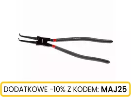 Szczypce do pierścieni SEEGERa wew. wygięte 200
