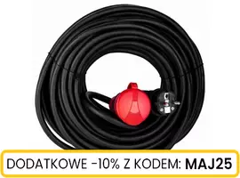 Przedłużacz gumowy HI-TEK 3x2.5mm 20m