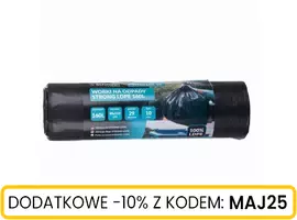 Worki na odpady LDPE 160l (10sztuk w rolce)