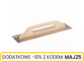 Paca nierdzewna gładka 480mm uchwyt drewniany