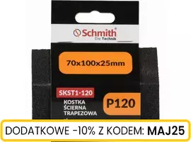 Kostka ścierna trapezowa 70x100x25 P120