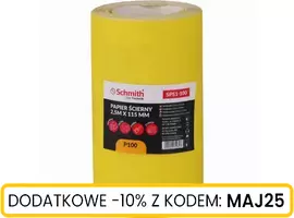 Papier ścierny 2,5m x 115 mm P100 5 szt.