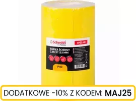 Papier ścierny 2,5m x 115 mm P40 5 szt.