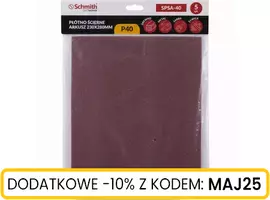 Płótno ścierne arkusz 230x280mm P40 5 szt.