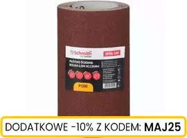 Płótno ścierne rolka 2,5m x 115mm P100