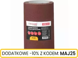 Płótno ścierne rolka 2,5m x 115mm P120