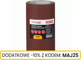 Płótno ścierne rolka 2,5m x 115mm P180