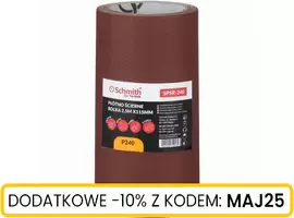 Płótno ścierne rolka 2,5m x 115mm P240