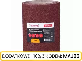 Płótno ścierne rolka 2,5m x 115mm P40