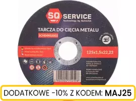 Tarcza do cięcia metalu 125x1,5 SQ