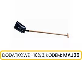 Łopata piaskowa drewniany trzonek typ T 115cm