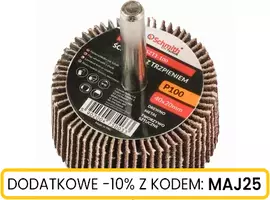 Ściernica z trzpieniem 40x20mm P100