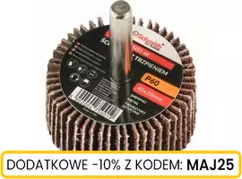 Ściernica z trzpieniem 40x20mm P60