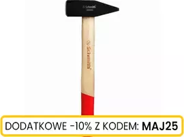 Młotek ślusarski 2000g trzonek drewniany