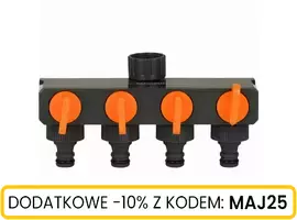 Rozdzielacz węża z zaworami