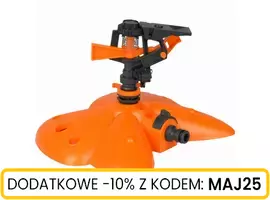 Zraszacz pulsacyjny na podstawie motylkowej