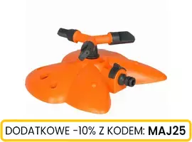 Zraszacz obrotowy na podstawie motylkowe