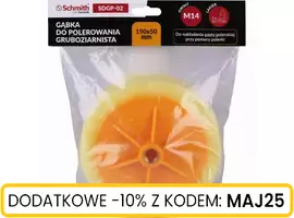 Gąbka do polerowania gruboziarnista 150x50mm
