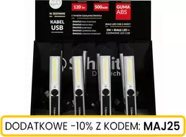 Latarka warsztatowa akumulatorowa MINI 3W COB Schmith