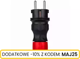 Wtyczka przenośna 2p+Z 16A 250V IP54 czarna