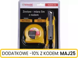 Zestaw - miara 5m z nożem