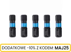 Bit udarowy Hex H6 25mm 5SZT
