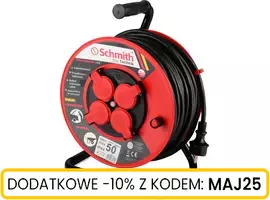 Przedłużacz bębnowy o długości 50m 3x2,5mm Professional Line