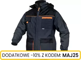 Długa kurtka ocieplana robocza XXL