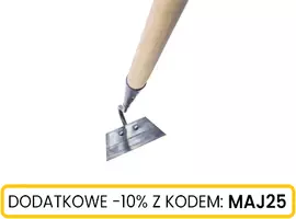 Haczka jednoramienna z drewnianym trzonkiem 180mm