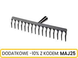Grabie metalowe nieoprawione 16 zębów, Liczba zębów: 16 Schmith